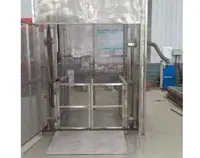 全不鏽(xiu)鋼導軌(guǐ)式升降(jiang)貨梯