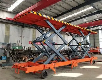 剪叉式(shi)裝卸貨升(shēng)降平台